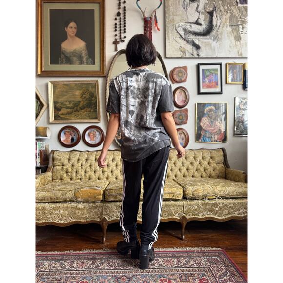 Classic Adidas Drawstring Pants Ladies Size Small - Picture 5 of 8